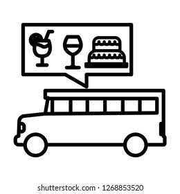 Caravan vector icon