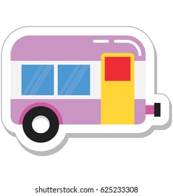 Caravan Vector Icon