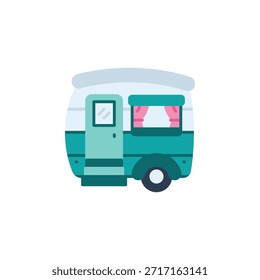 Icono de Vector de caravana. Estilo plano del icono de la aventura. uso perfecto para el logotipo, la presentación, el Sitio web, y más. estilo moderno del color del diseño del icono