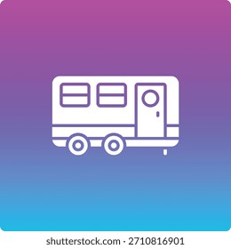 Icono de Vector de caravana. Se puede utilizar para aplicaciones de impresión, móviles y de Web.
