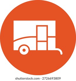 Caravan Vector Icon Design Illustration