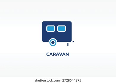 Caravana vetor, ícone ou logotipo sinal símbolo isolado ilustração