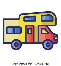 Caravane icon vector illustration design