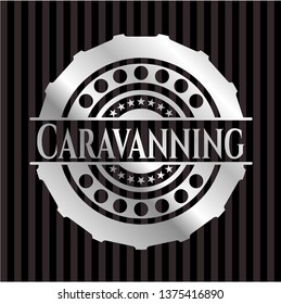 Caravanning silvery emblem