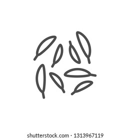 Caraway line icon
