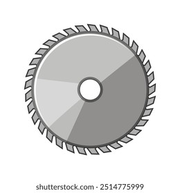 carbide circular saw blade cartoon. thickness speed, precision durability, angle rotation carbide circular saw blade sign. isolated symbol vector illustration