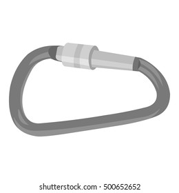 Carbine icon monochrome. Single sport icon from the big fitness, healthy, workout monochrome.