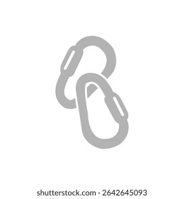 ícone carbine no fundo branco, ilustração vetorial