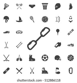Carbine icon on the white background. Sport set of icons