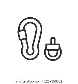 carbine. linear icon. Line with editable stroke