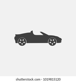 carbiolet car icon vector. luxury car vector icon.