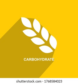 Carbohydrate Icon, Health Icon Vector