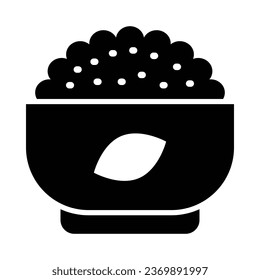 Carbohydrates Vector Glyph Icon For Personal And Commercial Use.
