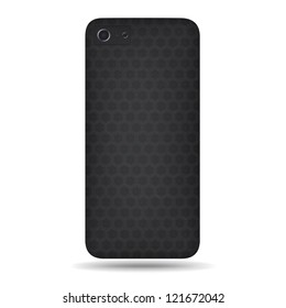 Carbon back cover smartphone