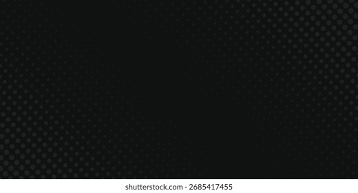 Carbon background. Dark geometric texture. Futuristic metal design for banner, poster or website. Realistic composite material. Black metal  Vector illustration 