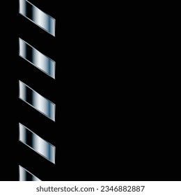 Fondo negro de carbono con líneas abstractas patrón de metal
