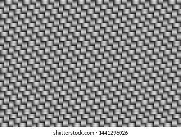 Carbon black and grey abstract background, modern metallic look, seamless pattern, vector illustration