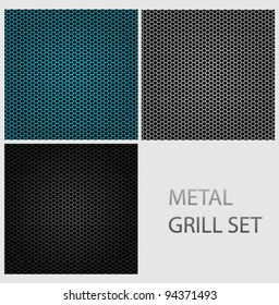 conjunto de texturas cromadas y de carbono