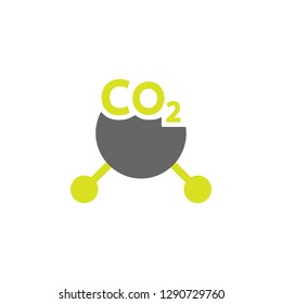 Carbon, co2 icon. Element of Science experiment icon for mobile concept and web apps. Detailed Carbon, co2 can be used for web and mobile