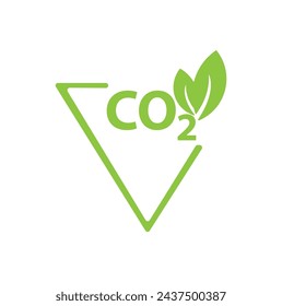 Carbon dioxide co 2. Vector illustration,co 2 emissions vector Co 2 neutral concept. Save the world, environmental and ecology concept vector illustration.