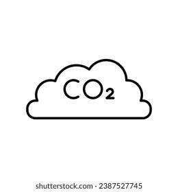 carbon dioxide, Ecology icon. Environment, sustainability, nature, recycling, renewable energy