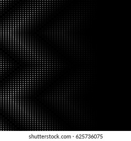 Carbon dotted wave seamless pattern abstract background vector, inclusive of swatch pattern