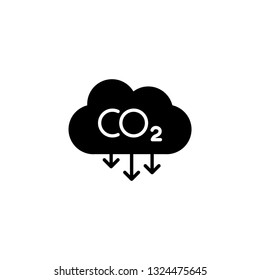 Carbon Emissions Reduction Icon