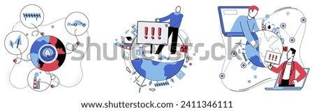 Carbon emissions vector illustration. Addressing climate change demands innovative solutions effectively curtail harmful spread carbon emissions The carbonic fingerprints human activities linger