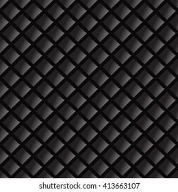Carbon fiber background. Geometric grid background. Luxury dark background. Vector Illustration.