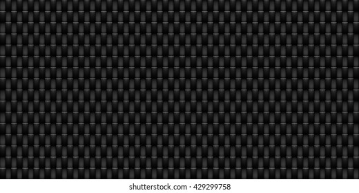 Carbon fiber background. Geometric grid background. Seamless background. Luxury background. Dark vector background.