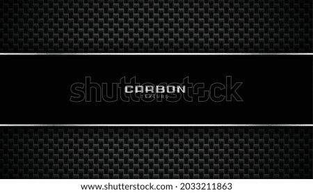 carbon fiber background with metallic lines
