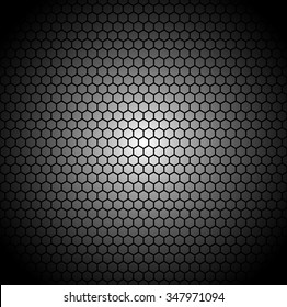 Carbon fiber background with octagonal shapes. (Repeatable geometry)