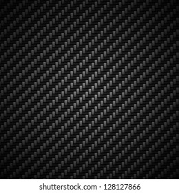 Carbon fiber background - vector illustration