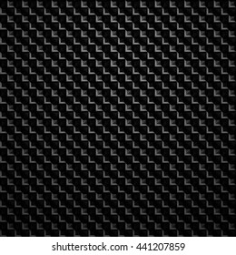 Carbon fiber background. Vector Illustration.