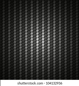 Carbon fiber, bound crosswise fibers, vector graphics.