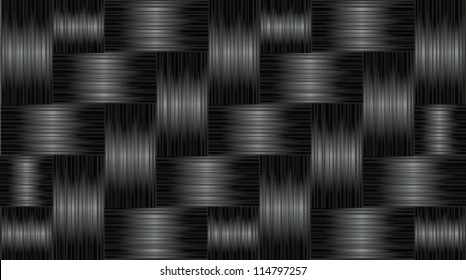 Carbon Fiber Close Up, Realistic Vector