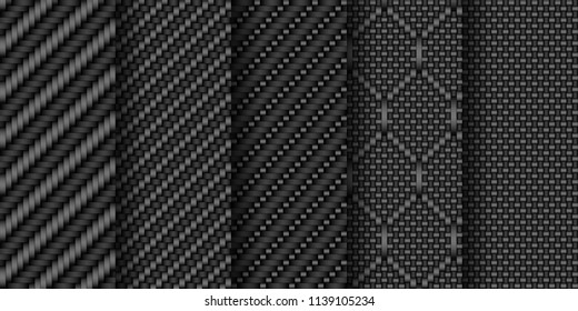 Carbon Fiber Seamless Pattern. EPS 10 Vector.