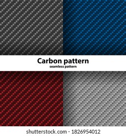 Carbon fiber seamless pattern, vector illustration