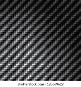 Carbon fiber texture, bound crosswise fibers background, EPS10