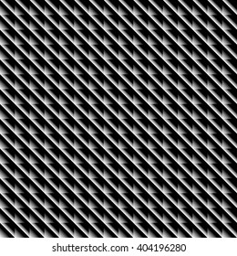 Carbon fiber texture. Geometric grid background. Vector Illustration.