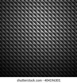 Carbon fiber texture. Geometric grid background. Vector Illustration.
