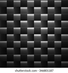 Carbon fiber texture. Vector background.