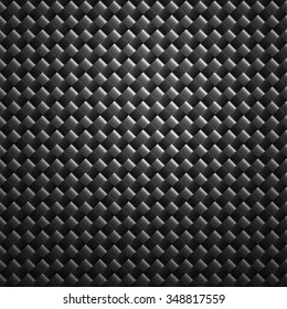 Carbon fiber texture. Vector background