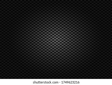 Carbon Fiber Texture Vector Dark background with light Abstract style backdrop