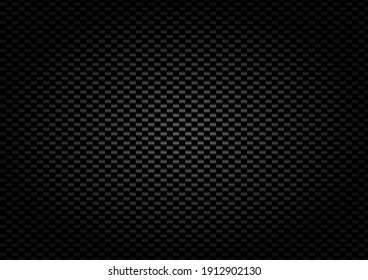 Carbon Fiber Texture Vector Dark background with light for additional decorations.