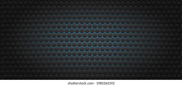Carbon Fiber Texture Vector Dark background with light Abstract style backdrop