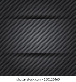 Ilustrador de Vector de textura de fibra de carbono, EPS 10.