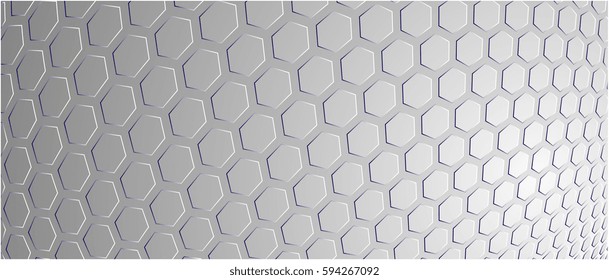 Carbon fiber Vector background. Abstract technology vector template. Nano metal structure