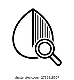 Carbon Footprint Tracker Barcode Leaf Icon for GreenTech App