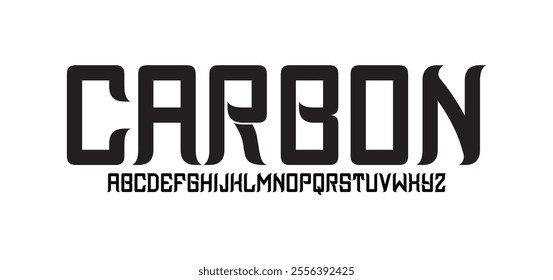 Carbon, Future modern alphabet font. Typography urban style fonts for sport, technology, digital, movie logo design
